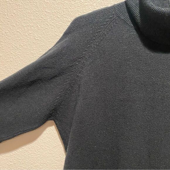 Vintage 80’s  BJ Christen sweater Long sleeve cowl neck size medium black - Picture 3 of 8